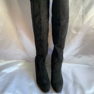 Black Thigh High Boots